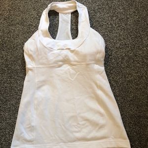 White Lululemon tank